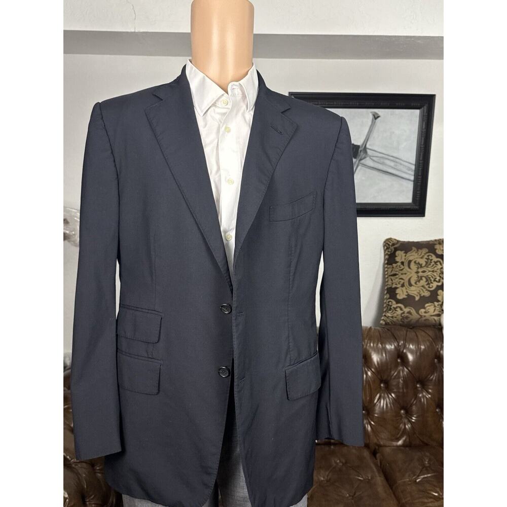 Tom Ford Navy Blue Notch Lapel Blazer Sport Jacket IT 56/ US 46 Wool Men’s